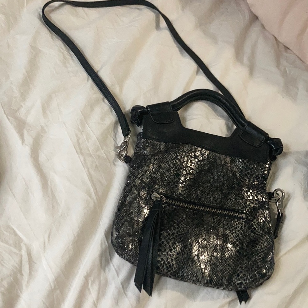 Foley & Corinna snake print crossbody bag